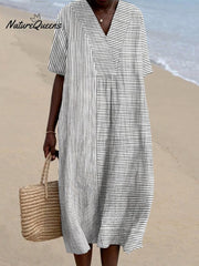 Iza - Vintage Striped Dress