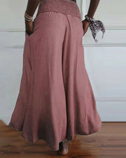 EMILYA – COMFORTABLE WIDE-LEG PANTS