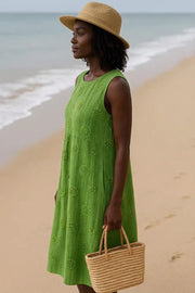 ELARA™ | SLEEveless MIDI DRESS