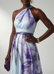 Amiel | Light Floral Maxi Dress