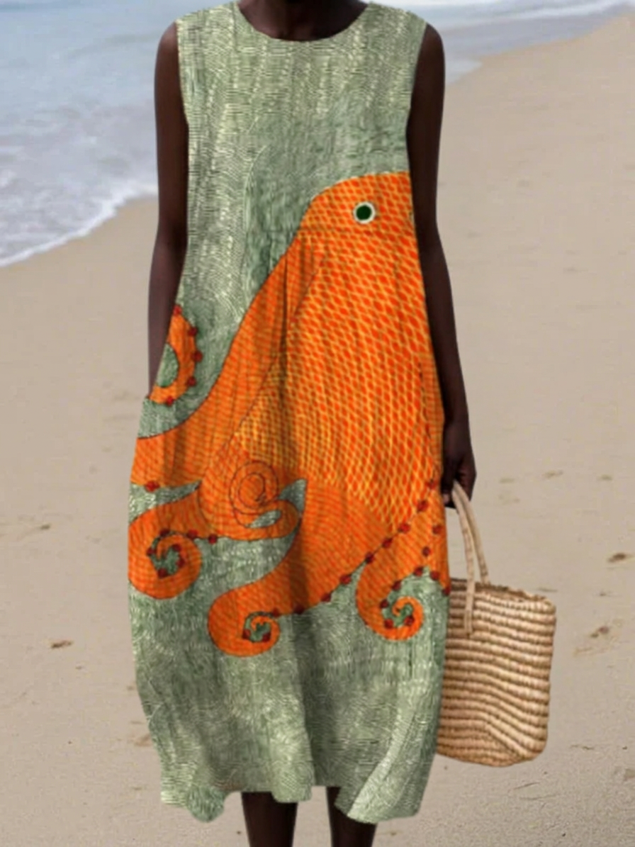 Tess™ Oceanic Midi Dress