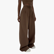 Joséphine - High-Waisted Trousers with Wide Legs