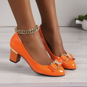 Evelyn | Classic Bow Heels