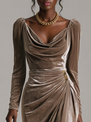 Sylvanna | Elegant Midi Dress