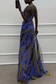 Lorna | Vibrant Draped Dress