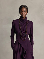 Natalie | Elegant Draped Dress