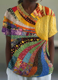 Maine | Sunburst Patchwork Shirt