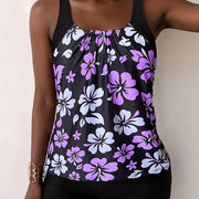 Elenae | Tankini Set with Floral Print