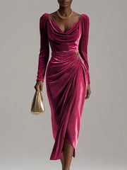 Sylvanna | Elegant Midi Dress