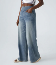 Soleène - Relaxed Fit Wide-Leg Jeans