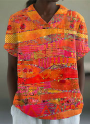 Isla | Abstract Print Shirt