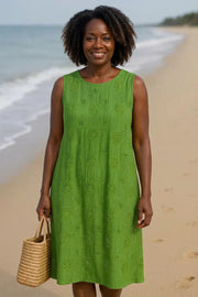 ELARA™ | SLEEveless MIDI DRESS
