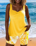 Diana™ | Swim Shorts Two Piece Body Covering Printed Boxer