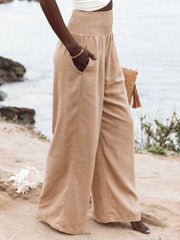 THALIORA – REMI WIDE-LEG LINEN TROUSERS
