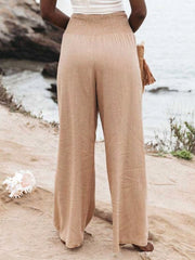 THALIORA – REMI WIDE-LEG LINEN TROUSERS