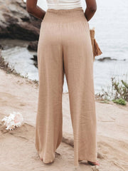 THALIORA – REMI WIDE-LEG LINEN TROUSERS
