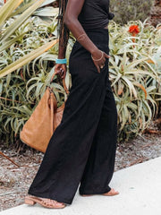 THALIORA – REMI WIDE-LEG LINEN TROUSERS