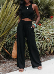 THALIORA – REMI WIDE-LEG LINEN TROUSERS