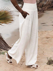 THALIORA – REMI WIDE-LEG LINEN TROUSERS