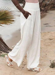 THALIORA – REMI WIDE-LEG LINEN TROUSERS
