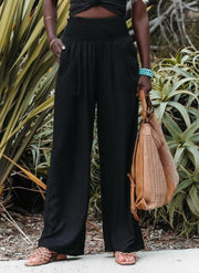 THALIORA – REMI WIDE-LEG LINEN TROUSERS