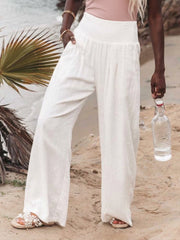 THALIORA – REMI WIDE-LEG LINEN TROUSERS
