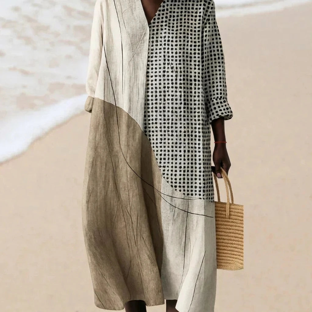 ELARA™ | ARTISTICALLY INSPIRED AUTUMN DRESS