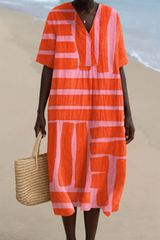 Klarae - Printed Summer Breeze Dress