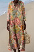 Virginia - Printed Summer Breeze Dress