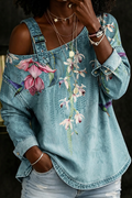 Danielle | Off Shoulder Denim Top