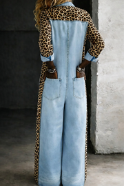 Amanda | One Piece Denim Shirt Jumpsuit