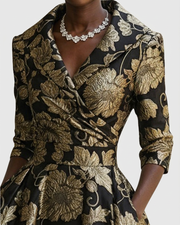 Rylie™ | Floral Embroidered Midi Dress