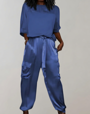 Finley - Silky Soft Cargo Lounge Set