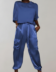 Finlee - Silky Soft Cargo Lounge Set