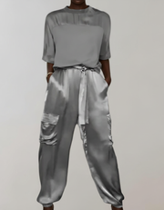 Finlee - Silky Soft Cargo Lounge Set