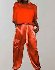 Finley - Silky Soft Cargo Lounge Set