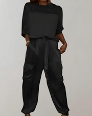 Finley - Silky Soft Cargo Lounge Set