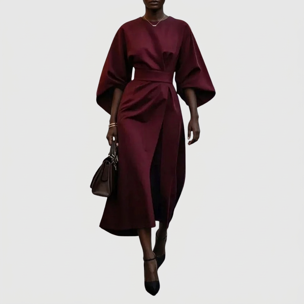 Eldra™ | Maxi Dress with Batwing Sleeves