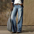 Linae - Retro Wide Leg Jeans