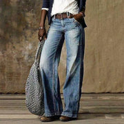 Linae - Retro Wide Leg Jeans