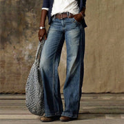 Linae - Retro Wide Leg Jeans