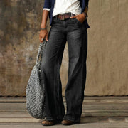 Linae - Retro Wide Leg Jeans