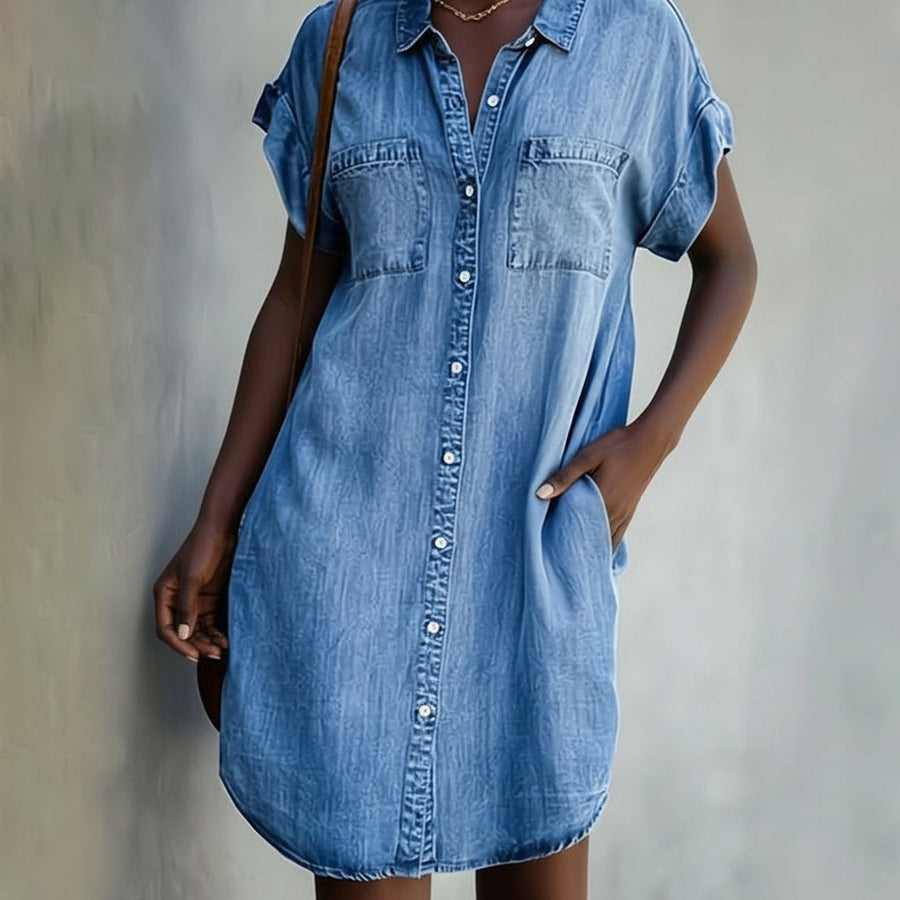 Helen | Button-Down Shirt Dress