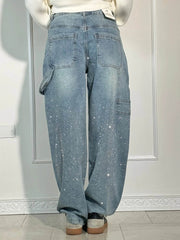 Viktoria - High-Waist Glitter Jeans