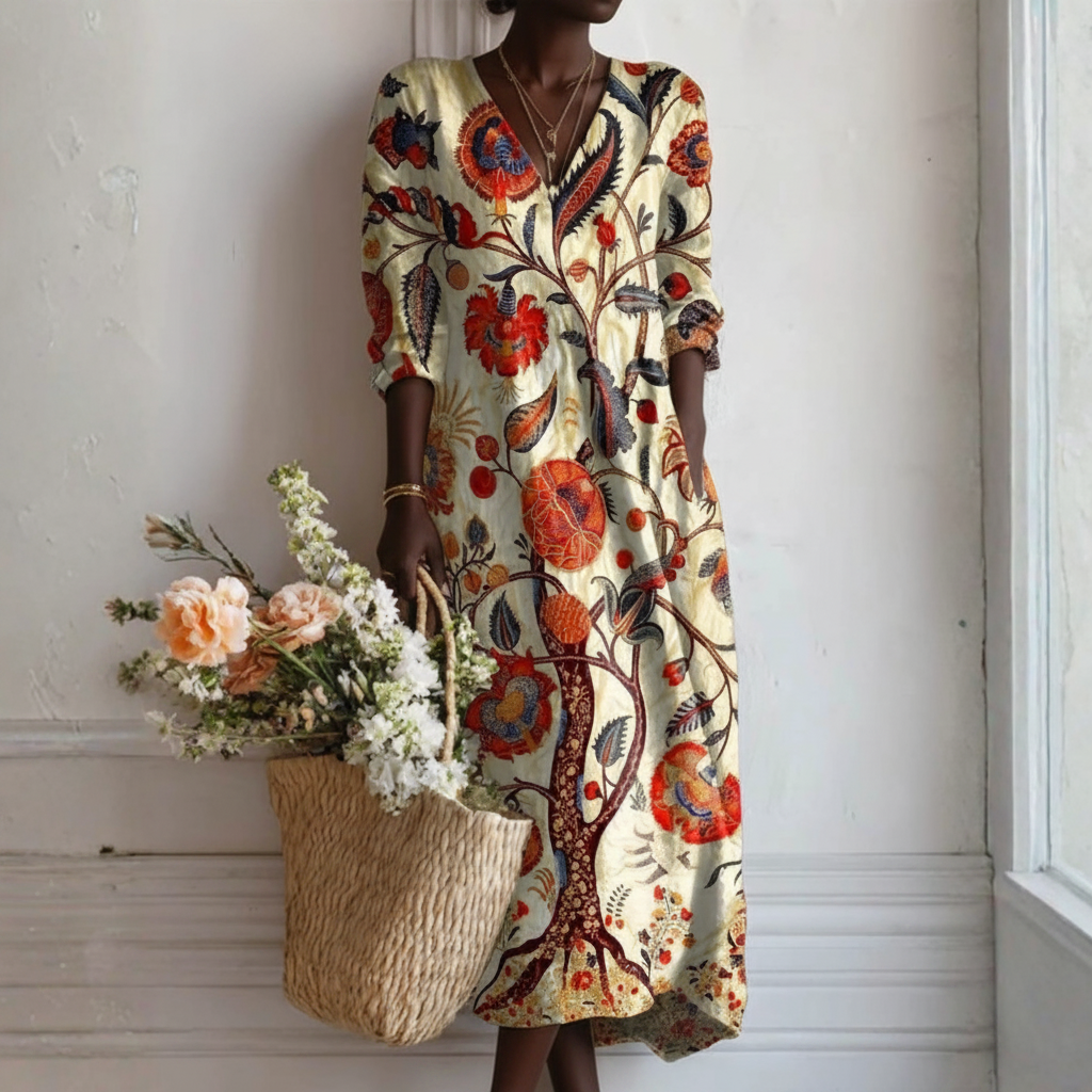 Kendra™ - Bohemian Floral Dress