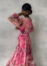 Meli | Wrap Dress with Floral Print
