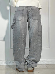 Viktoria - High-Waist Glitter Jeans