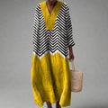 Julianna - Elegant Geometric Dress