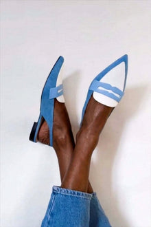 Blue and White