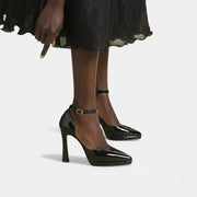 Evette Leather Heels